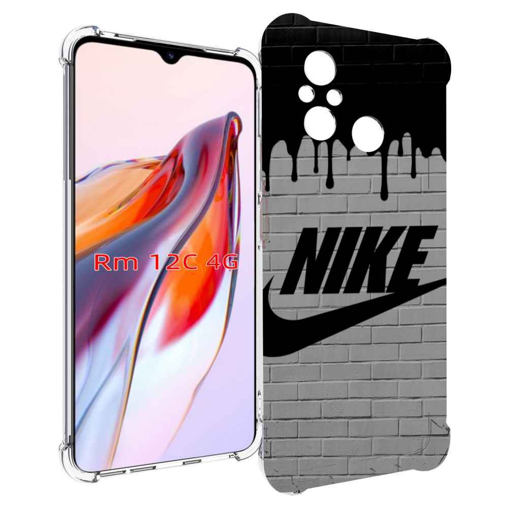 

Чехол MyPads найк в краске для Xiaomi Redmi 12C / Poco C55, Tocco