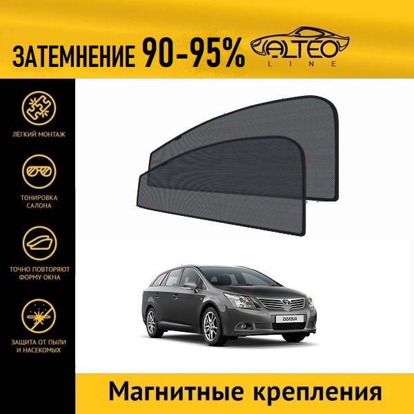 

Автошторки ALTEO на Toyota Avensis 3 (T270) (2008-2011) универсал