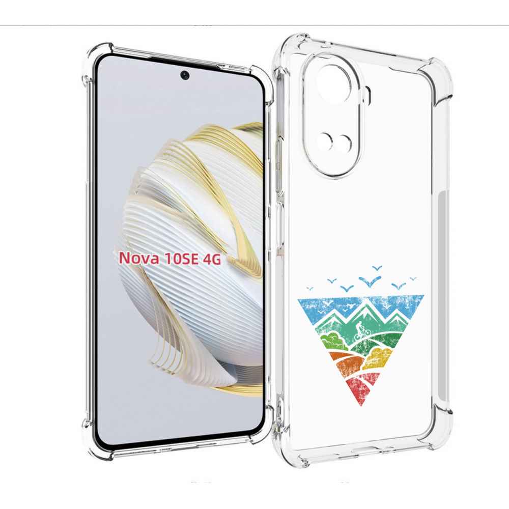 

Чехол MyPads Лес земля море чайки для Huawei Nova 10 SE, Прозрачный, Tocco