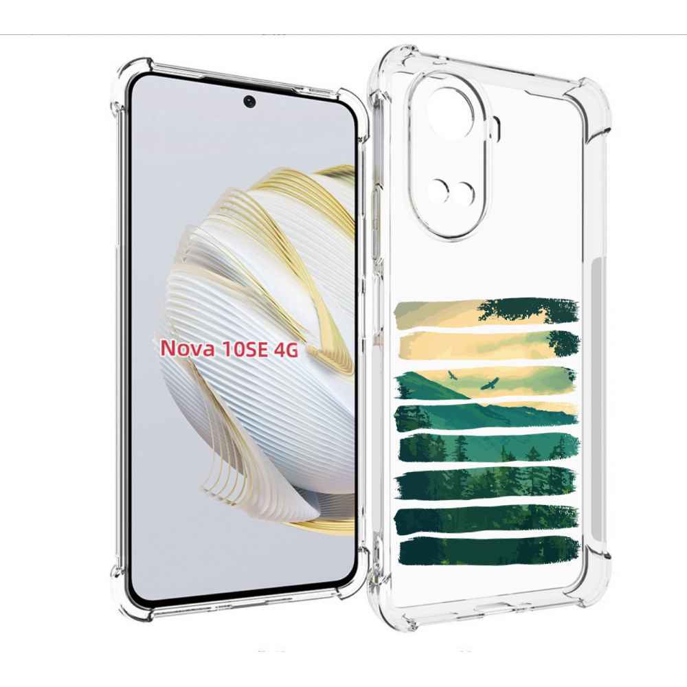 Чехол MyPads Лесная чаща для Huawei Nova 10 SE