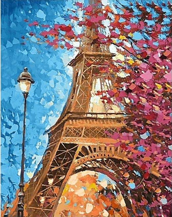 фото Алмазная вышивка гранни парижские краски, 38x48 см