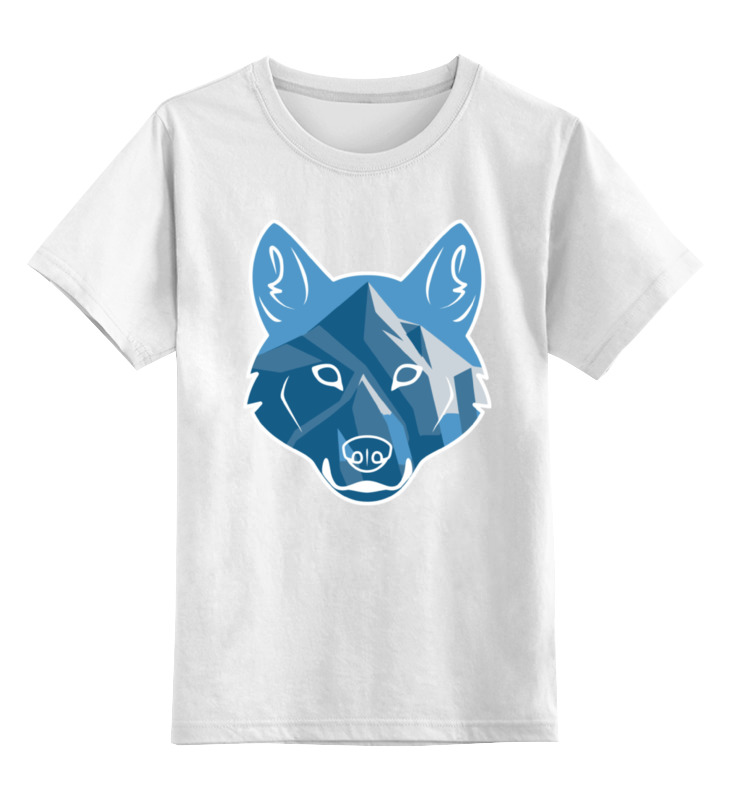 

Футболка детская Printio Волк (wolf) цв. белый р. 116, Волк (wolf)