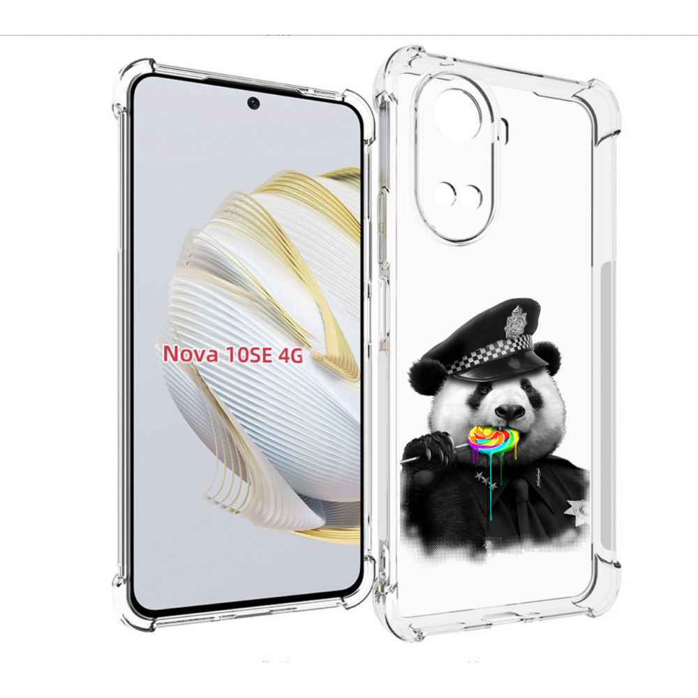 

Чехол MyPads Панда полиция для Huawei Nova 10 SE, Прозрачный, Tocco