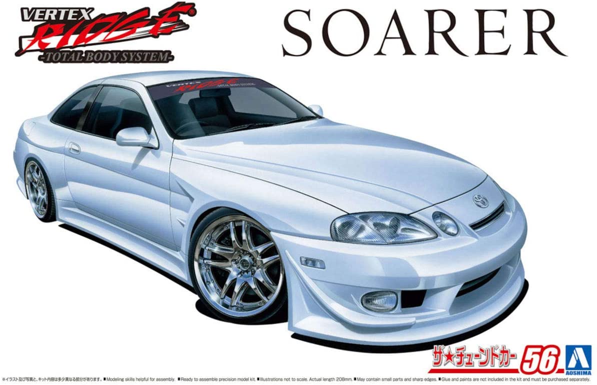 

Сборная модель Aoshima 1/24 Toyota Soarer 96 VERTEX JZZ30 06133