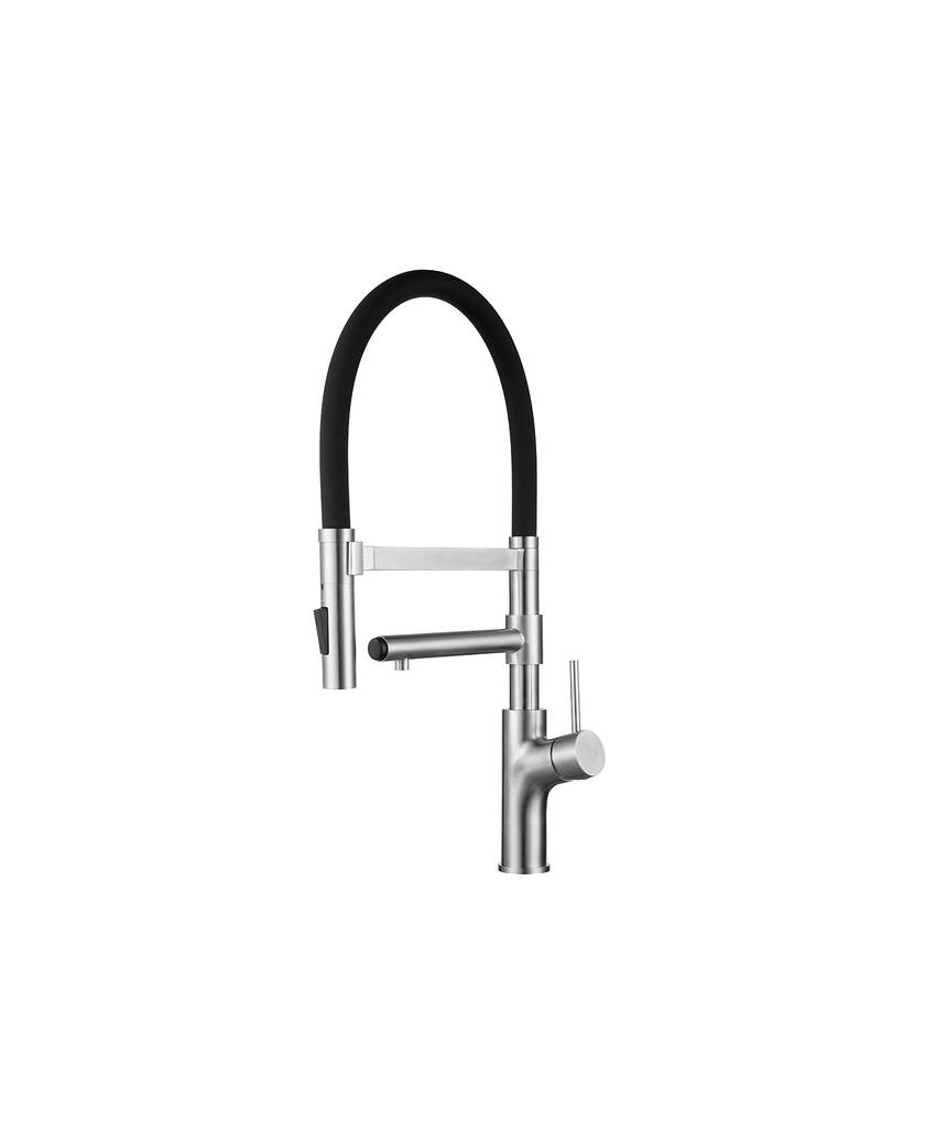 фото Кухонный смеситель zorg inox szr-1010 magnit