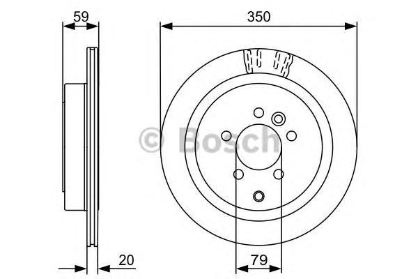 

Тормозной Диск Задний Bosch 0986479492