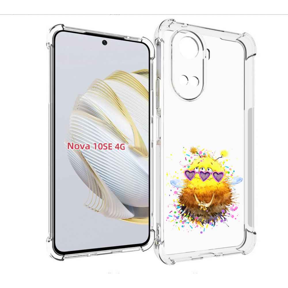 

Чехол MyPads Пушитый шмель для Huawei Nova 10 SE, Прозрачный, Tocco