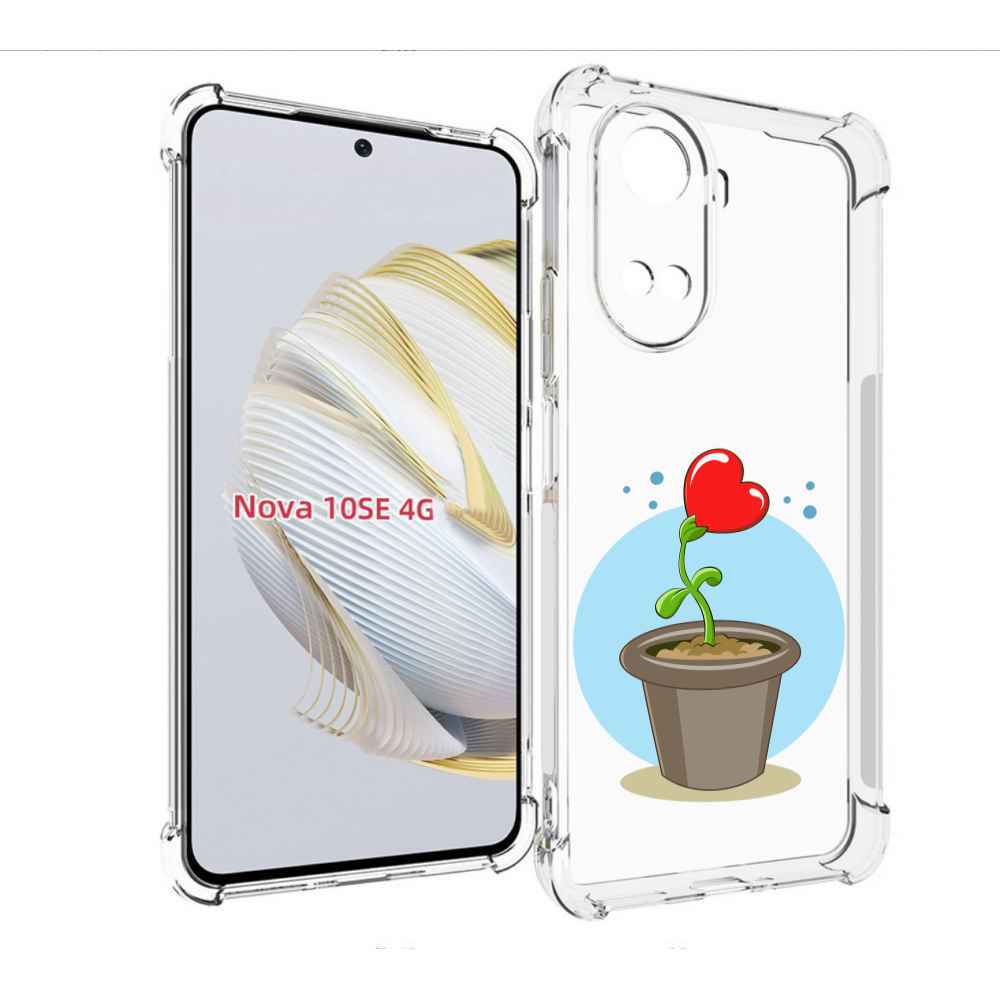 

Чехол MyPads Растение любви 14 февраля для Huawei Nova 10 SE, Прозрачный, Tocco