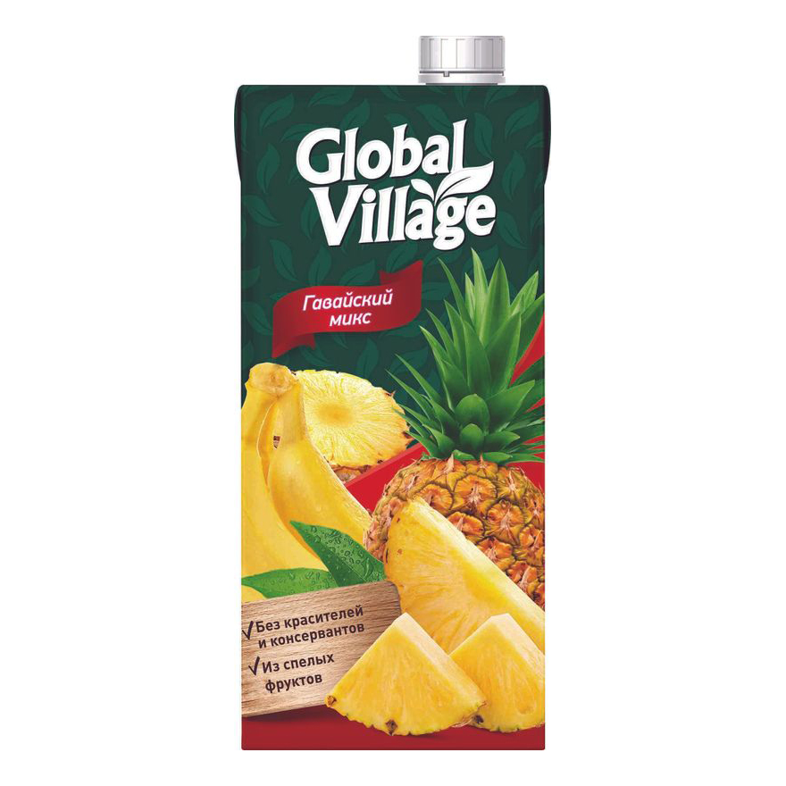 Напиток сокосодержащий Global Village Гавайский микс 1,93 л