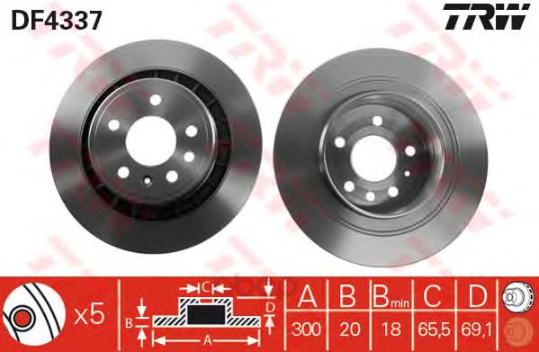 

Тормозной Диск Df4337 Trw/Lucas Df4337