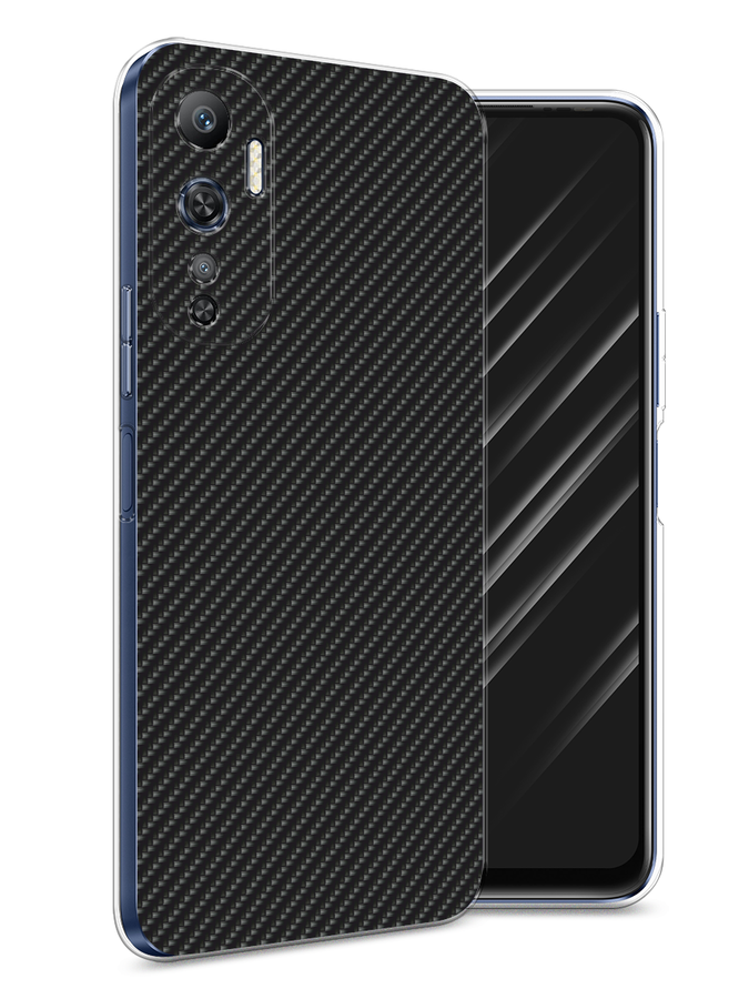 

Чехол Awog на Infinix Hot 20 4G "Черный карбон", 3103150-1