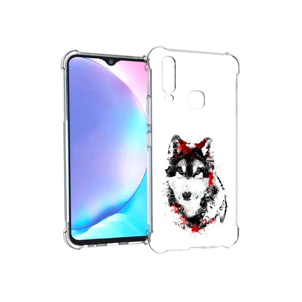 

Чехол MyPads Tocco для Vivo Y17 кровавый волк (PT136369.382.416), Tocco