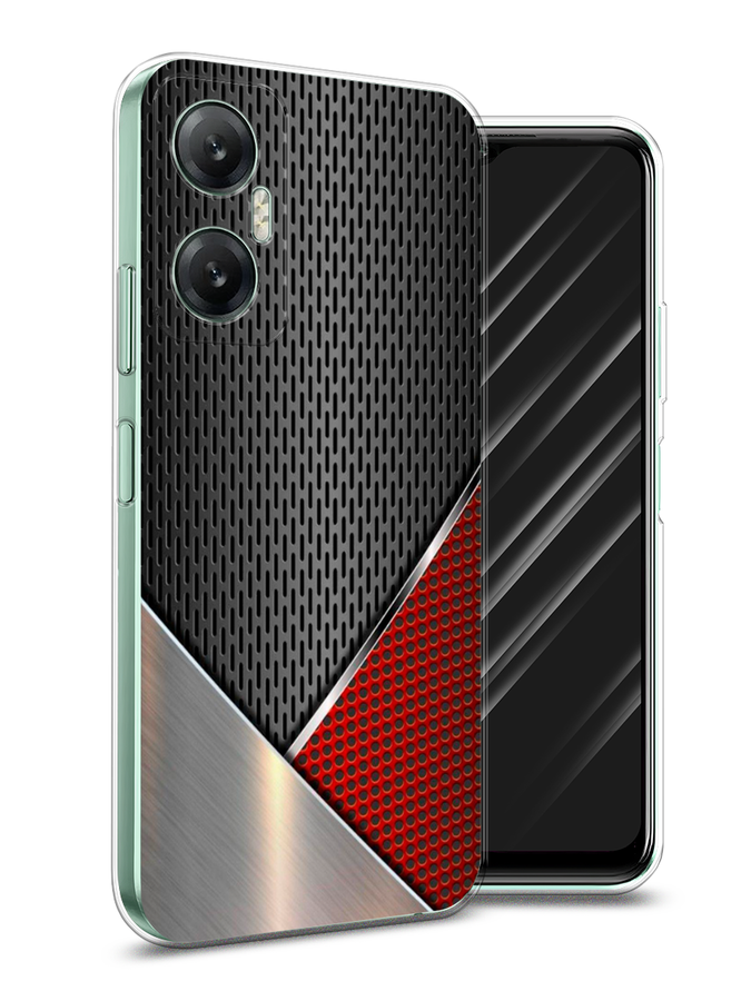 

Чехол Awog на Infinix HOT 20 5G "Стальной металл", Черный;красный;серебристый, 3103250-1