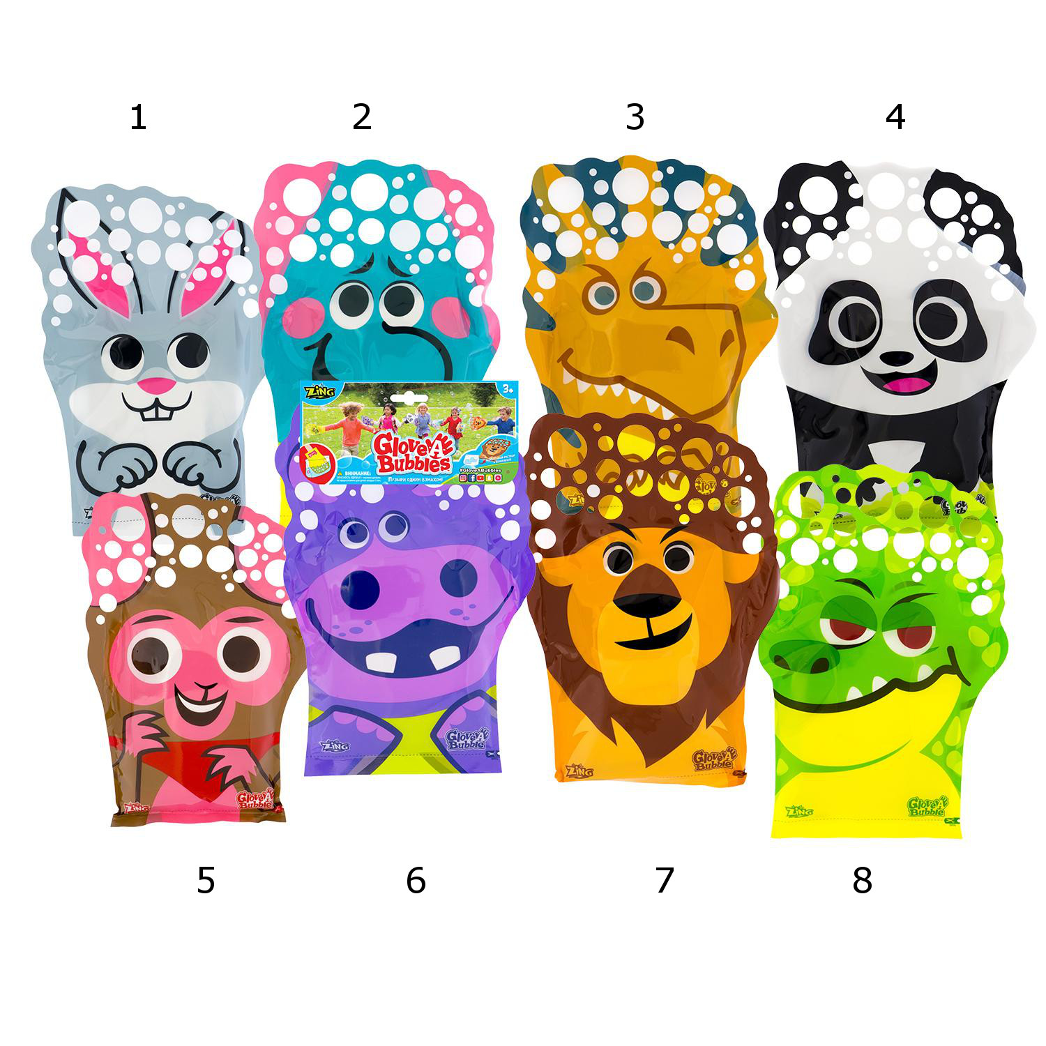 Набор мыльных пузырей Glove-a-Bubbles TST610/d12