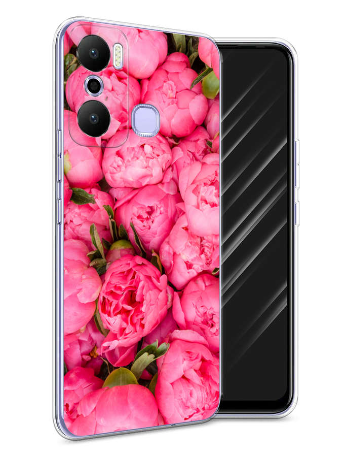 

Чехол Awog на Infinix Hot 20 Play "Прекрасные пионы", Разноцветный, 3103550-1