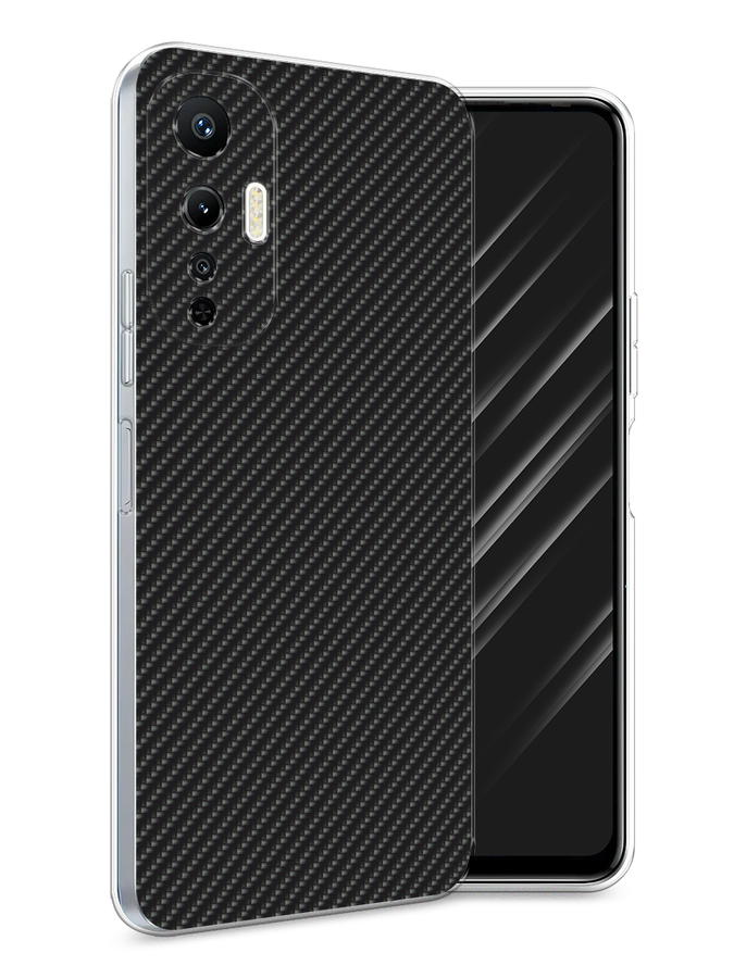 

Чехол Awog на Infinix Hot 20S "Черный карбон", 3103650-1