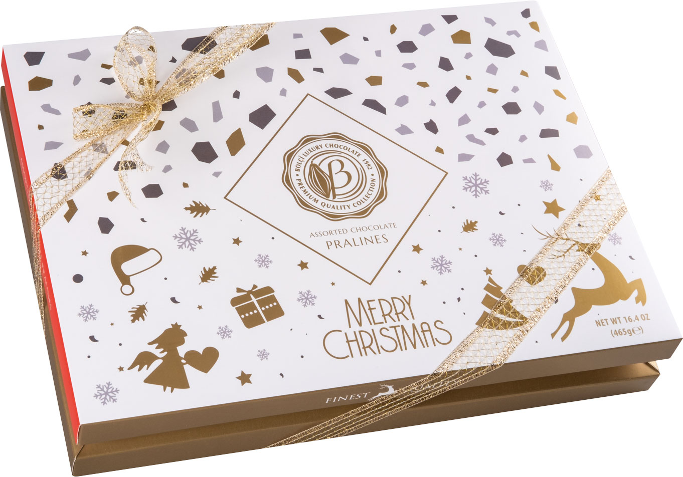

Конфеты шоколадные Bolci Christmas Diamond с пралине 465 г