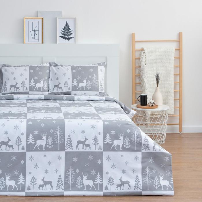 

Постельное белье LoveLife евро New year forest 200x217см,240x225см,50x70см-2шт