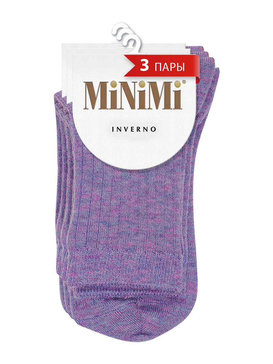 Комплект носков женских Minimi Basic SNL-475310 фиолетовых 35-38