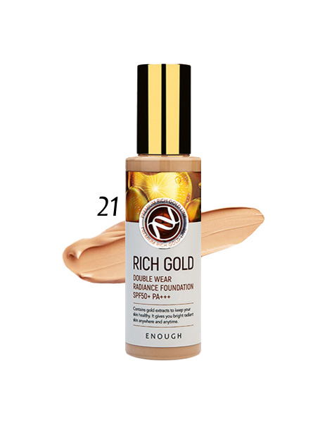 фото Тональный крем enough rich gold double wear radiance foundation #21