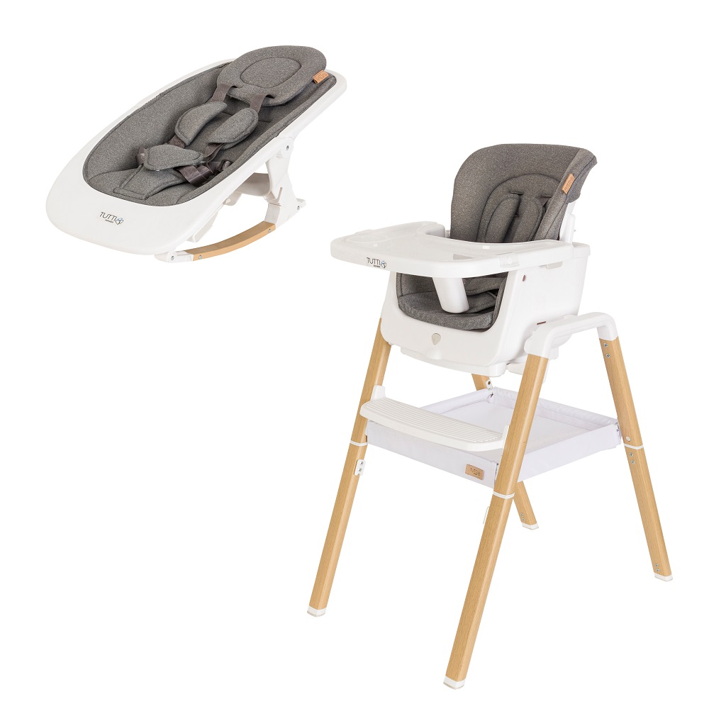 Стул Tutti Bambini для кормления High chair NOVA Complete White/Oak 611010/3511B кресло для мамы tutti bambini gc35