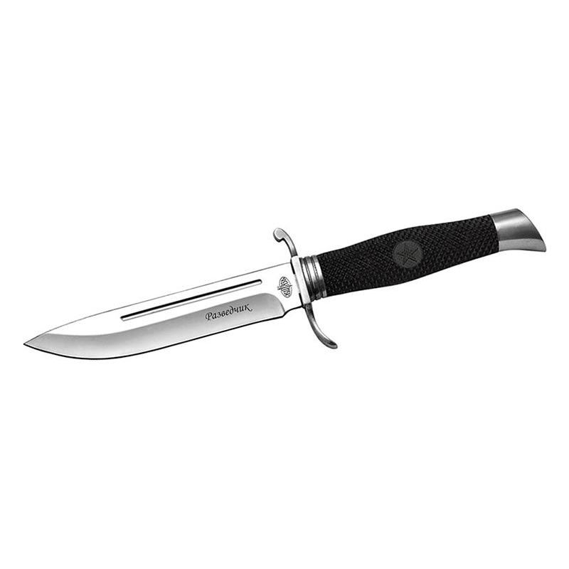 фото Туристический нож b5400 (разведчик), сталь 440, рукоять сталь, резина витязь
