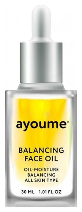 фото Масло для лица ayoume balancing face oil with sunflower восстанавливающее, 30 мл