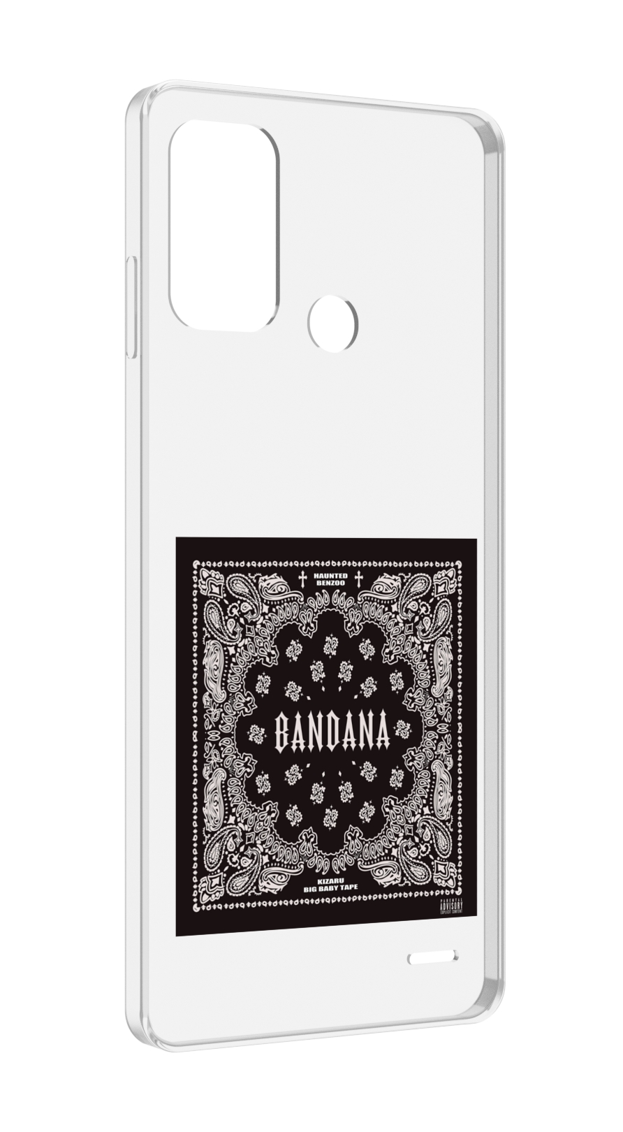 

Чехол MyPads Bandana I Big Baby Tape для ZTE Blade A52, Прозрачный, Tocco