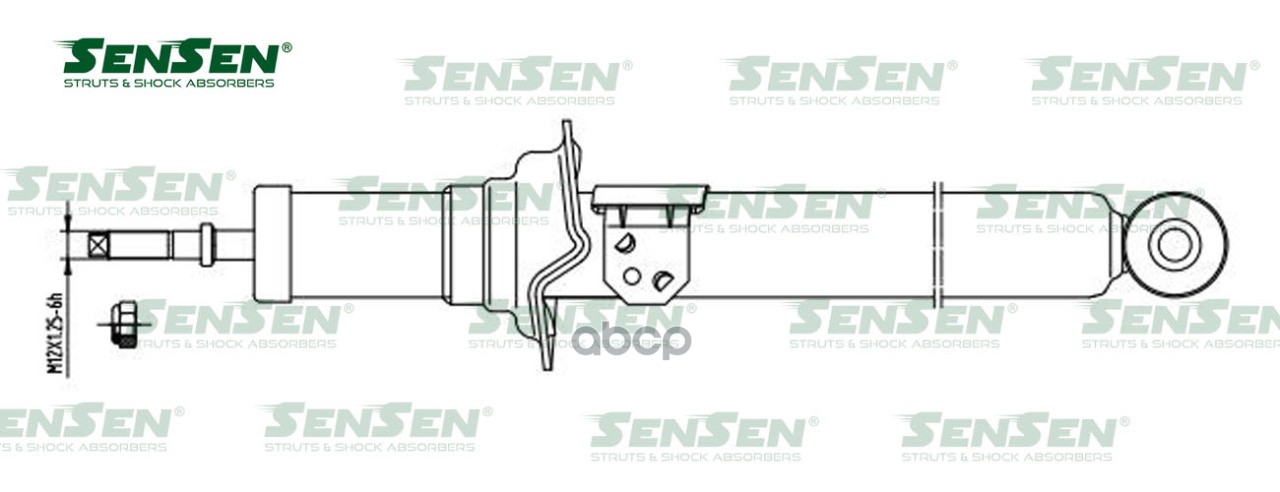

SENSEN 32130546 Амортизатор перед. лев. газ Nissan INFINITI G35 2007- () 1шт