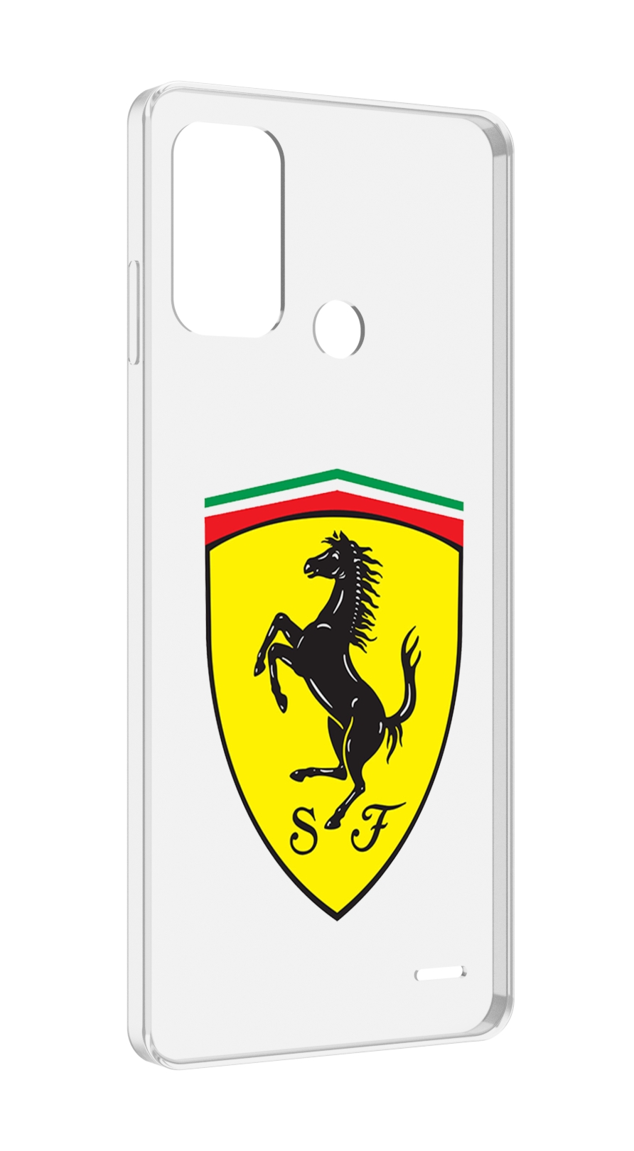 

Чехол MyPads Ferrari-3 мужской для ZTE Blade A52, Прозрачный, Tocco