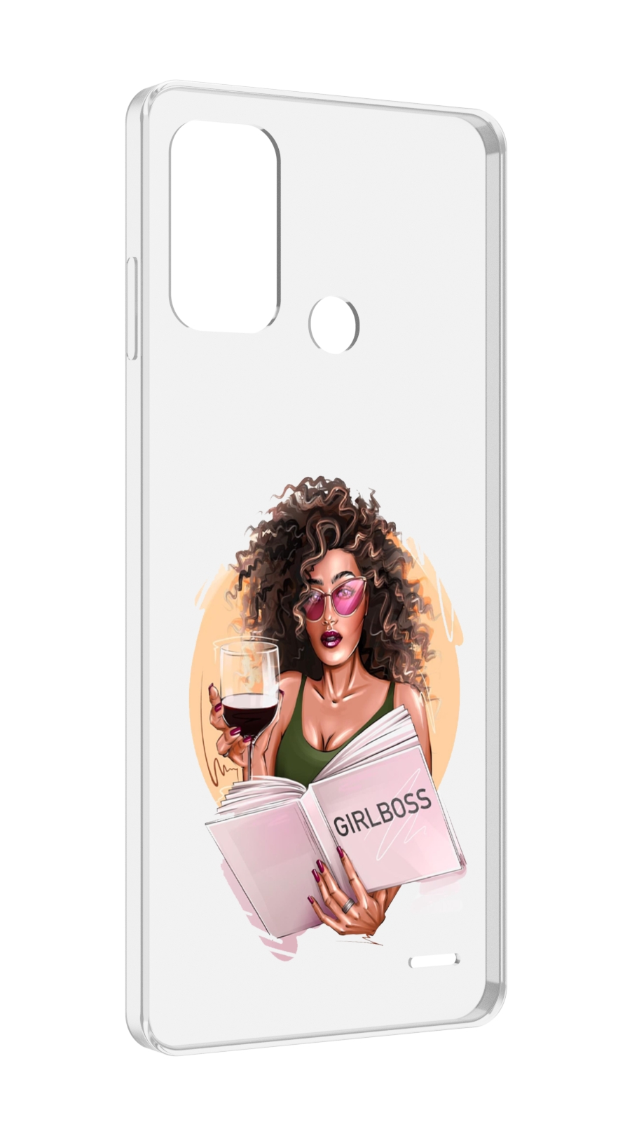 

Чехол MyPads Girlboss with wine girlboss art love books an wine _ Etsy женский для ZTE ..., Прозрачный, Tocco