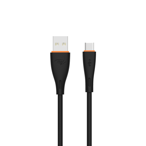 Кабель USB Type-C-USB Itel 1 м черный