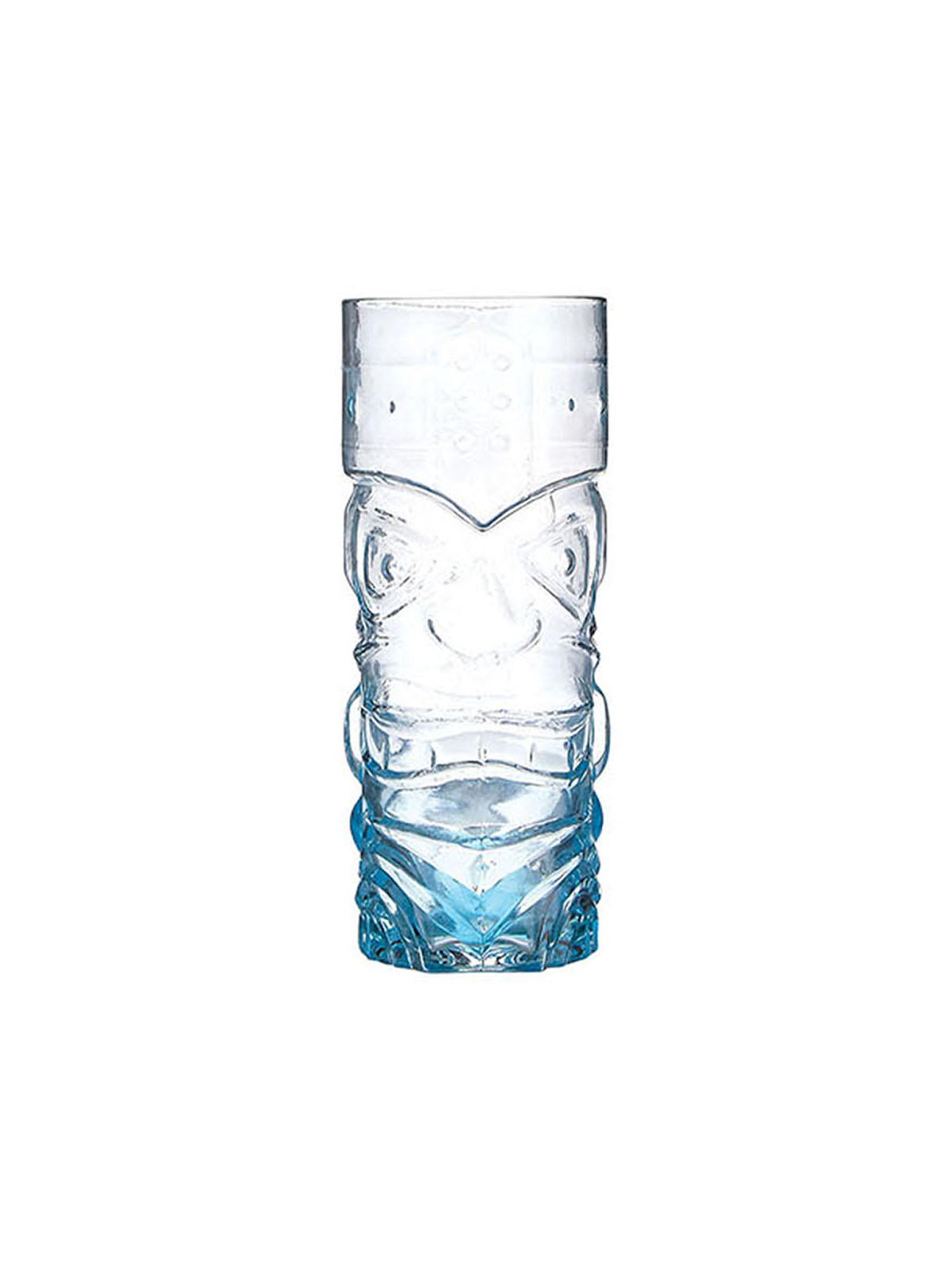 Набор стаканов для коктейлей 4 шт Tiki Probar, стеклянные, 465 мл, цвет голубой