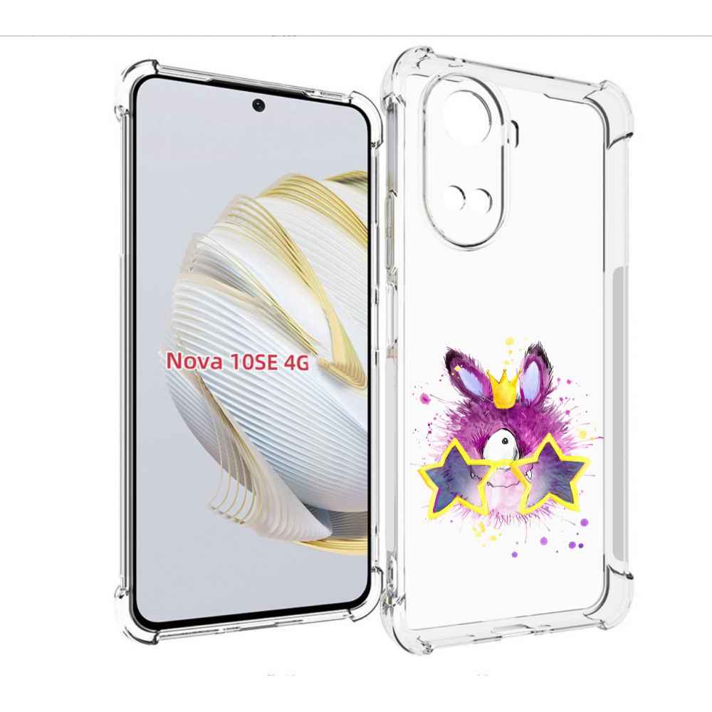 

Чехол MyPads Шуршуля для Huawei Nova 10 SE, Прозрачный, Tocco