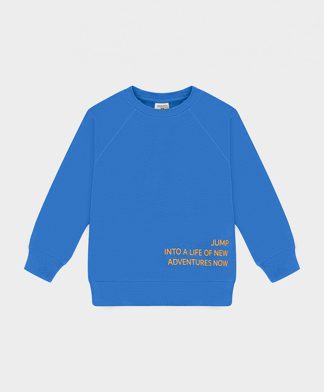 

Свитшот детский Button Blue 222BBBB16011000 цв. синий р. 140, 222BBBB16011000