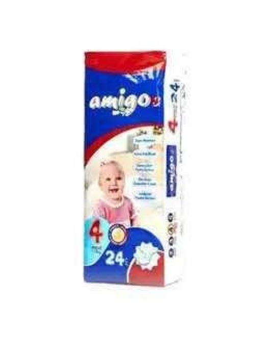 Детские подгузники Amigos №4, 7-18 кг 24 шт