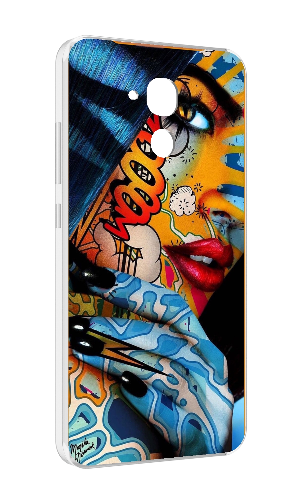

Чехол MyPads девушка разрисованная краскам иженский для Huawei Honor 5C/7 Lite/GT3 5.2, Прозрачный, Tocco