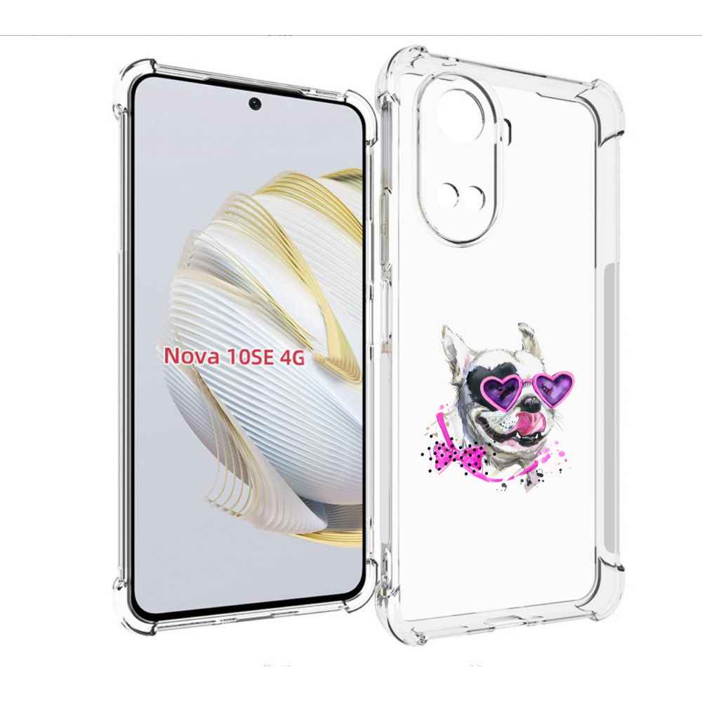 

Чехол MyPads акварельный пёс для Huawei Nova 10 SE, Прозрачный, Tocco