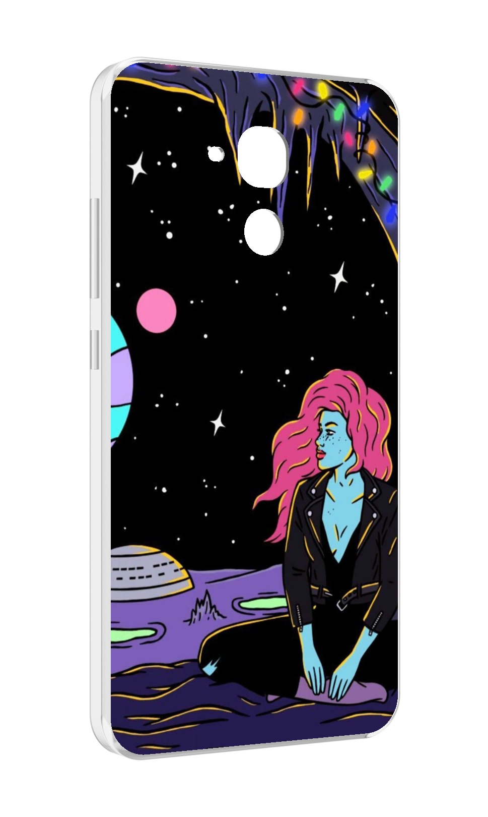 

Чехол MyPads девушка с красными волосами в космосе женский для Huawei Honor 5C, Прозрачный, Tocco