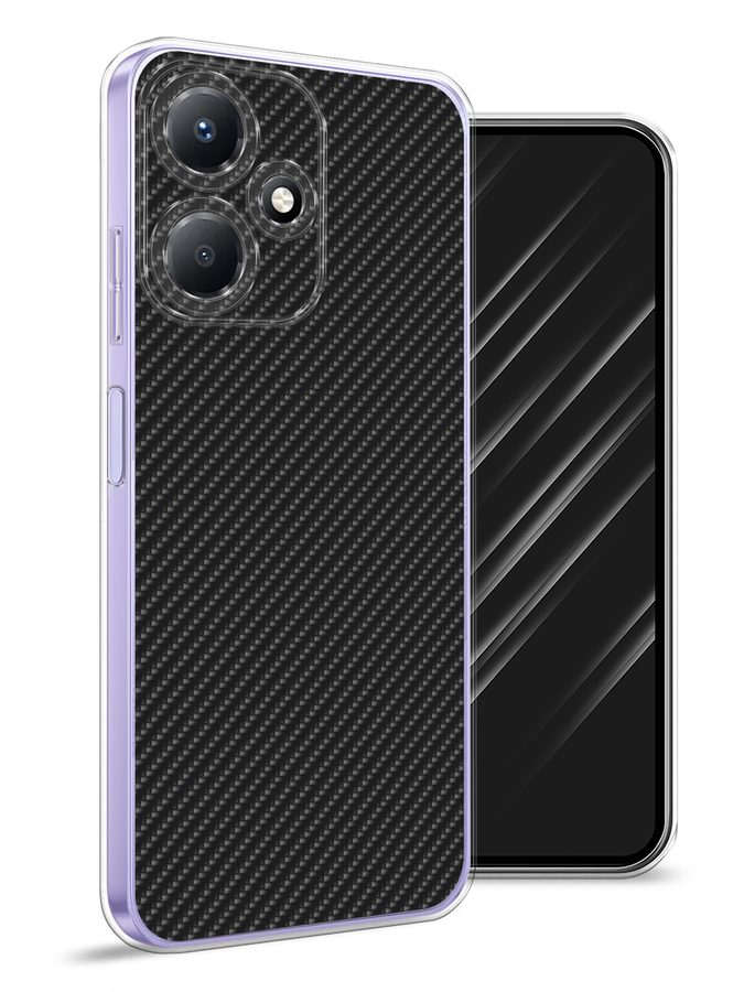 

Чехол Awog на Infinix Hot 30 Play "Черный карбон", 3104250-1