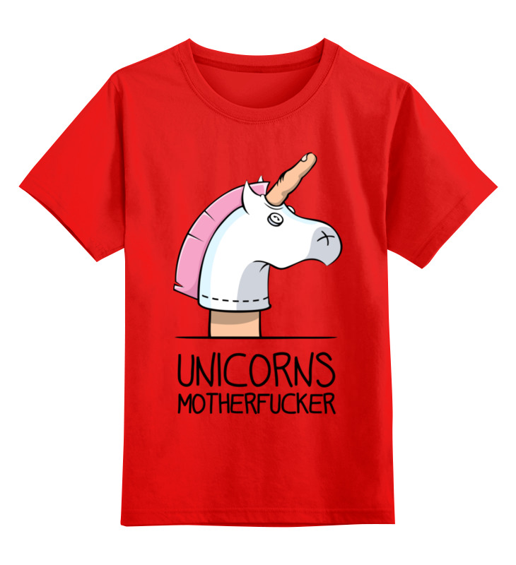 

Футболка детская Printio Единорог (unicorn) цв. красный р. 116, Единорог (unicorn)