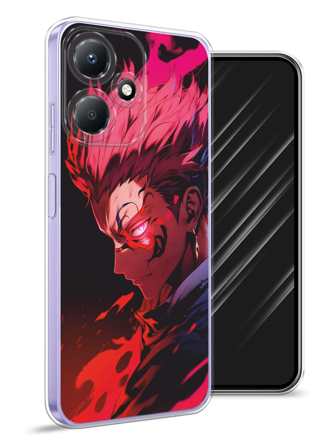 

Чехол Awog на Infinix Hot 30 Play "Взгляд Сукуны", Розовый;красный;черный, 3104250-1