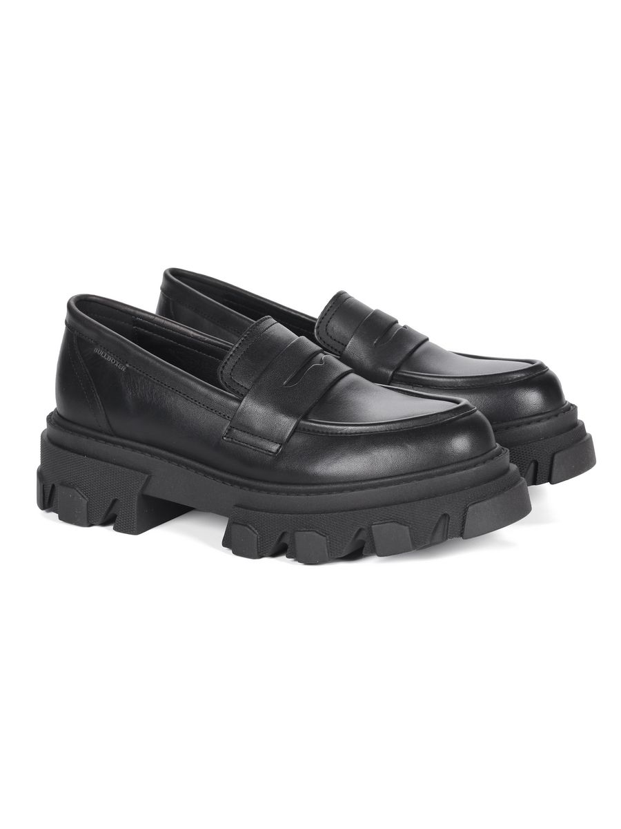 

Лоферы женские BULLBOXER 517001E5L_BLCK черные 39 EU, Черный, 517001E5L_BLCK