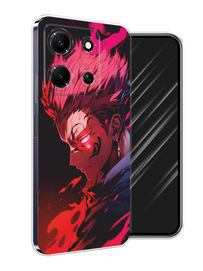 

Чехол Awog на Infinix Note 30i "Взгляд Сукуны", Розовый;красный;черный, 3104350-1