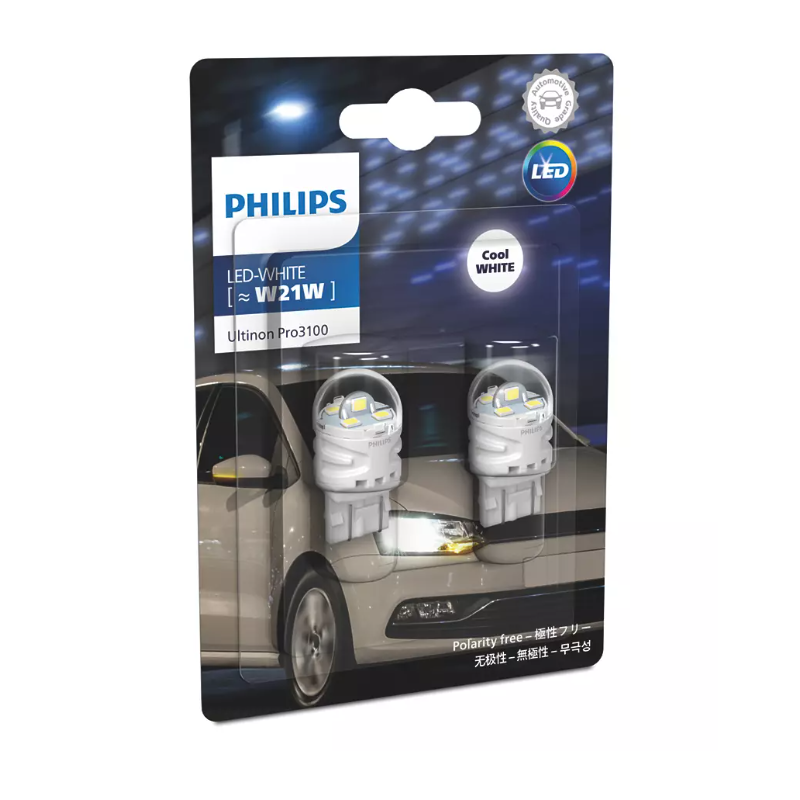 Комплект светодиодных ламп Philips 11065CU31B2 Блистер (2шт) W3x16d