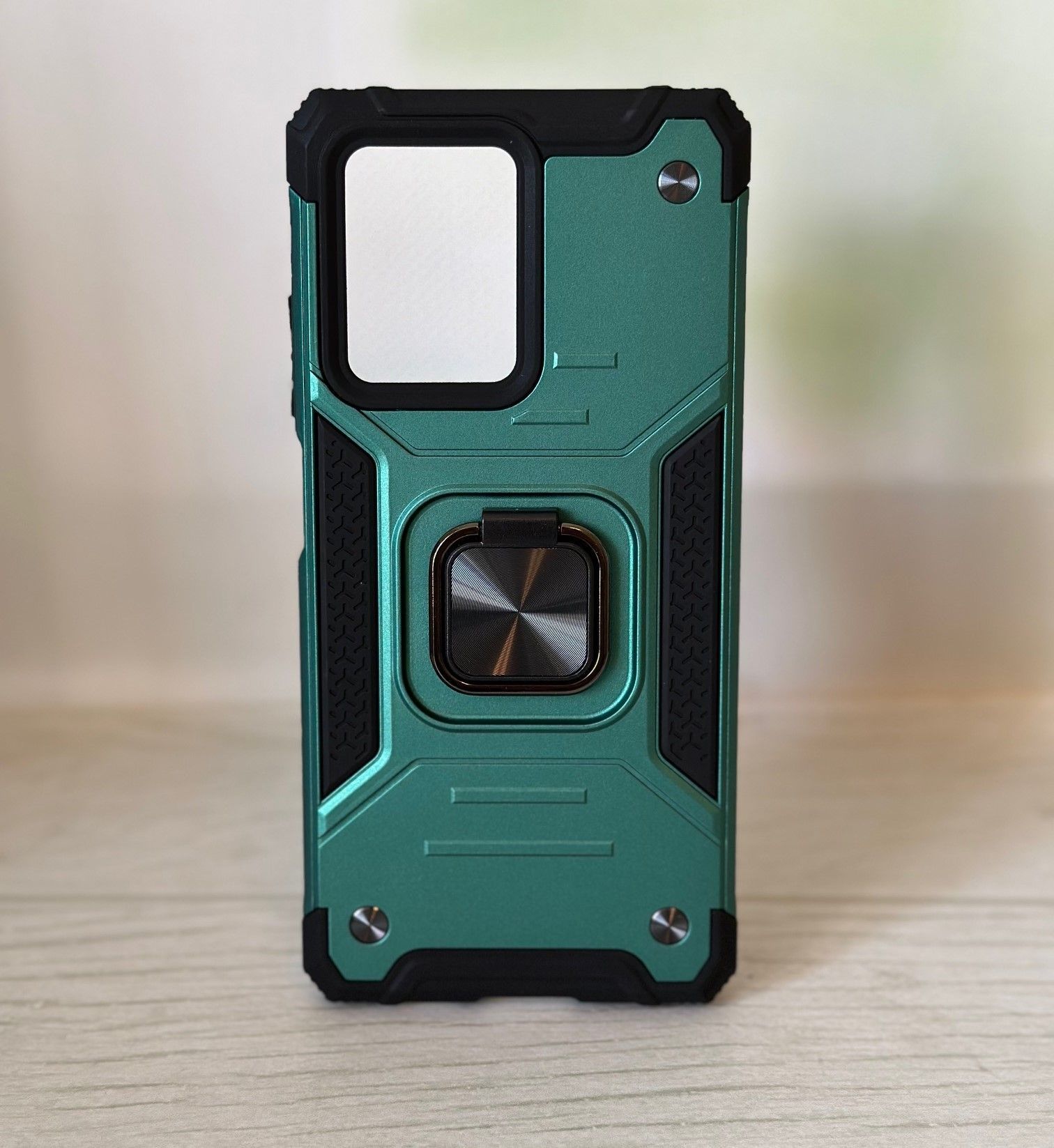 

Противоударный чехол для Xiaomi Redmi Note 12 Pro+ Plus зеленый с кольцом подставкой, Противоударный чехол для Xiaomi Redmi Note 12 Pro+ Plus