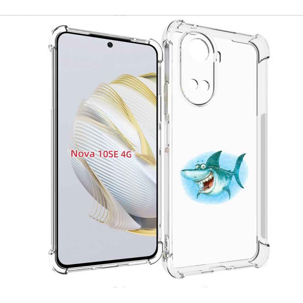 

Чехол MyPads веселая акула для Huawei Nova 10 SE, Прозрачный, Tocco