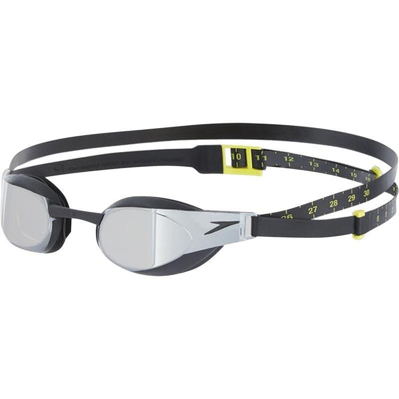 фото Очки для плавания speedo fastskin3 elite mirrored goggles чёрный