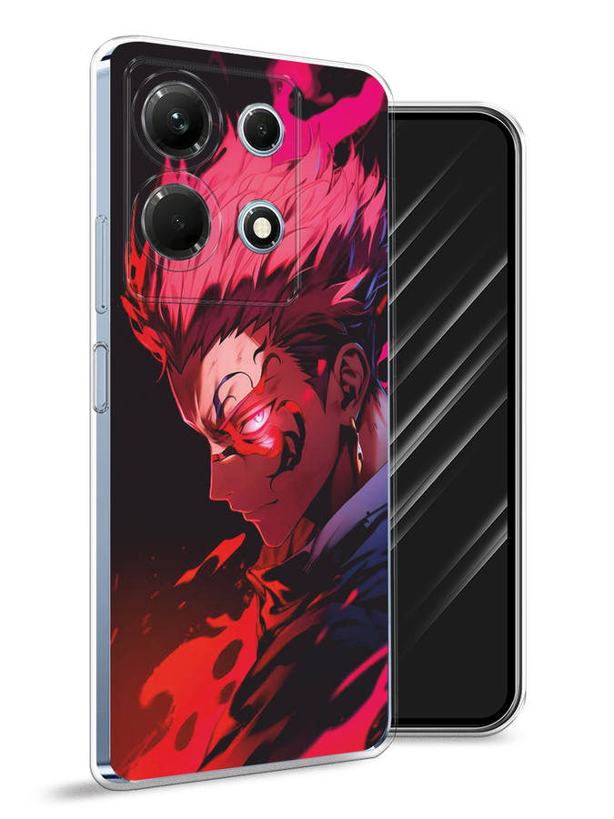 

Чехол Awog на Infinix Note 30 4G "Взгляд Сукуны", Розовый;красный;черный, 3104650-1