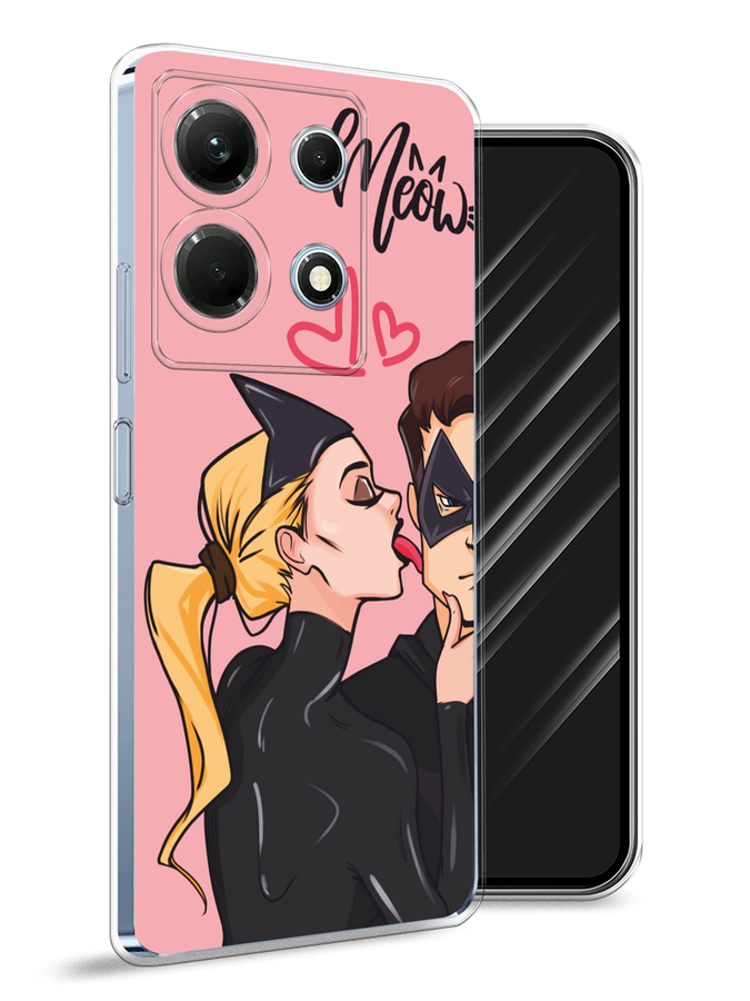 

Чехол Awog на Infinix Note 30 4G "Kiss of Cat Woman", Розовый;черный;бежевый, 3104650-1